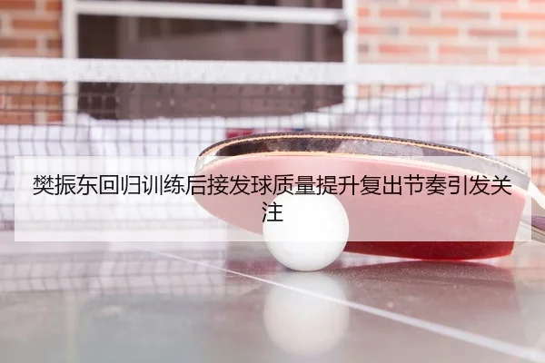 樊振东回归训练后接发球质量提升复出节奏引发关注